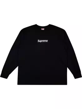 Supreme толстовка Box Logo, черный