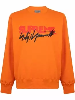 Supreme толстовка из коллаборации с Yohji Yamamoto, оранжевый