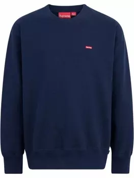 Supreme толстовка с логотипом, синий