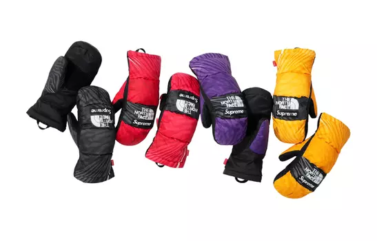 Перчатки Supreme, фиолетовый