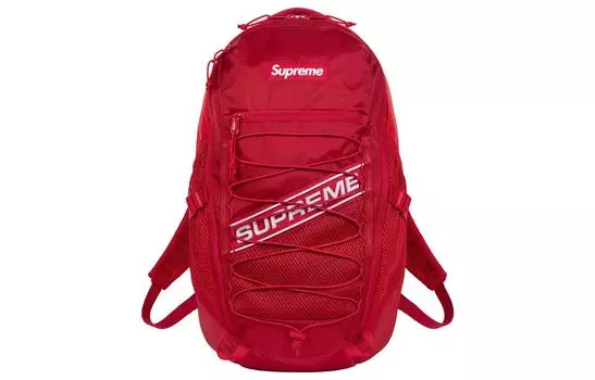 Supreme Водонепроницаемый нейлоновый рюкзак унисекс красный