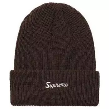 Шапка унисекс Supreme, коричневый