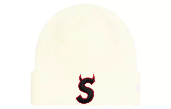 Шапка унисекс Supreme, белый