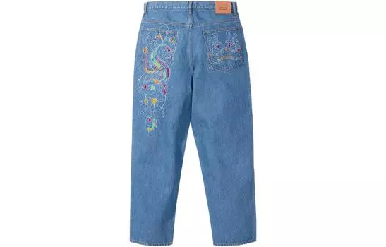 Supreme Высшие джинсы унисекс, Черный