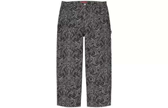 Джинсы унисекс Supreme, голубой