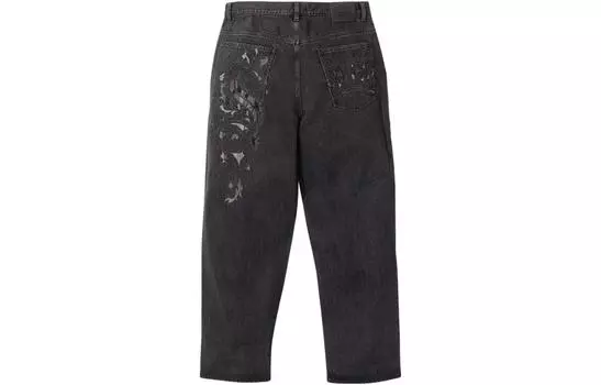 Джинсы унисекс Supreme, черный