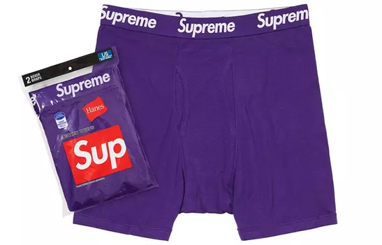 Мужские трусы Supreme, фиолетовый
