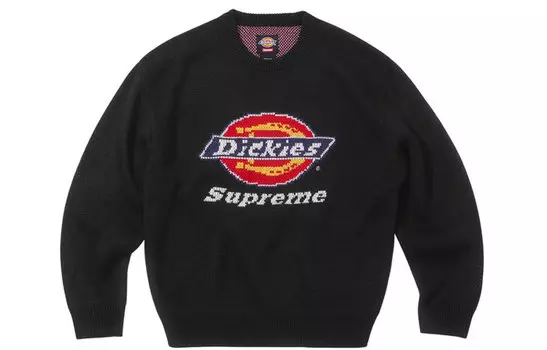 Supreme Высший свитер унисекс, Черный