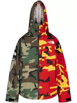 Supreme x Куртка камуфляжной расцветки The North Face, зеленый