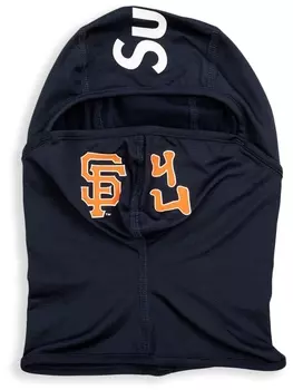 Supreme x MLB Kanji Teams "San Francisco Giants - Navy" lightweight balaclava, синий