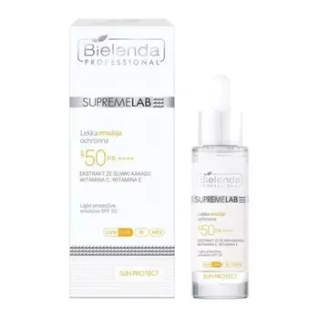 SupremeLab Sun Protect Легкая защитная эмульсия SPF50 30мл Bielenda Assorted