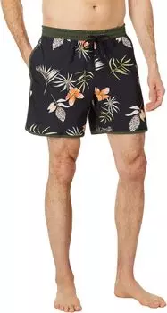 Surfsilk Scallop 17 дюймов Volley Quiksilver, черный