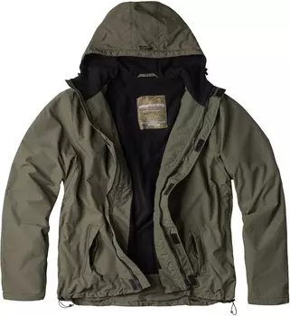 Surplus Zipper Windbreaker Куртка, оливковый