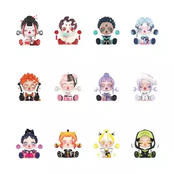 Сюрприз-бокс с фигуркой Pop Mart Skullpanda City of Night Series - 2 рандомные фигурки