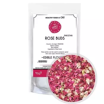 Сушеные бутоны роз из Пакистана - съедобные цветы - 1 кг. Winoszarnia