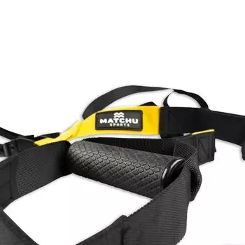 Suspension Trainer - Sling Trainer - Sling Trainer - Черный/Желтый MATCHU SPORTS, черный