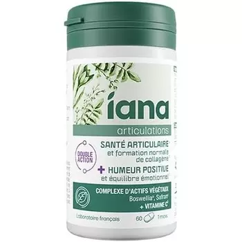 Суставы Здоровье суставов и позитивное настроение 60 таблеток Iana