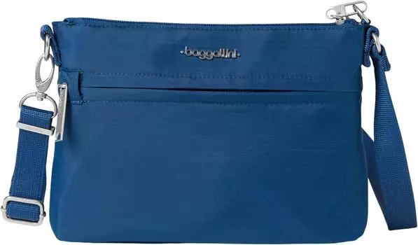 Сувенирная сумка через плечо с защитой от кражи Baggallini, цвет Pacific