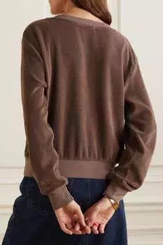 SUZIE KONDI Толстовка Vari из хлопковой махры, коричневый