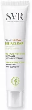 Svr Sebiaclear Защитный матирующий крем Spf50+ UVA