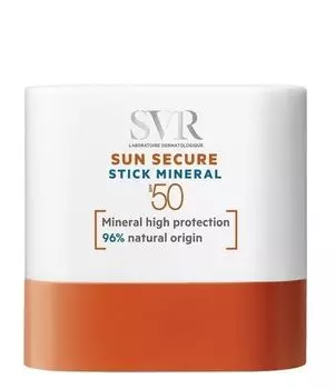 SVR Sun Secure Stick Mineral SPF50+ защитная палочка с фильтром, 10 g
