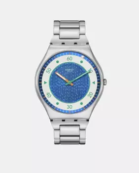 Swacth Power of Nature SS07S143G серые мужские часы из нержавеющей стали Swatch