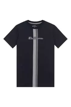 Свадебная футболка с центральным штрих-кодом Ben Sherman, черный