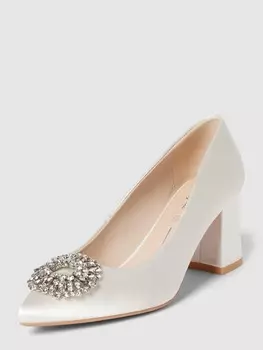 Свадебная обувь с отделкой декоративным камнем, модель ROBYN GLAM Buffalo, молочный