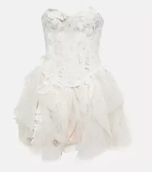 Свадебное платье лив Danielle Frankel, белый