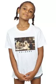 Свадебное платье Рэйчел, хлопковая футболка Friends, белый