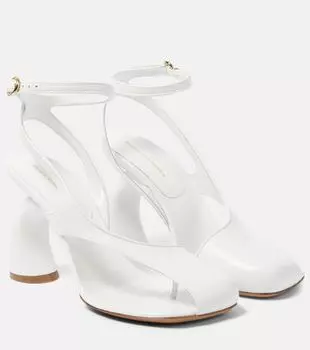 Свадебные кожаные туфли Dries Van Noten, белый