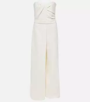 Свадебный комбинезон remi с драпировкой Safiyaa, белый