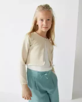 Свадебный жакет для девочек Coconut El Corte Ingls, коричневый