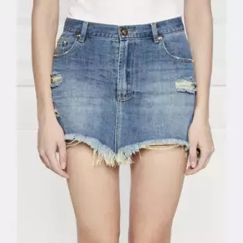 Свалка джинсовых юбок One Teaspoon, синий