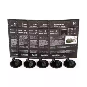 Свалка с боеприпасами (U) x5, Axis & Allies - Collectible Miniatures Game - Reserves Singles
