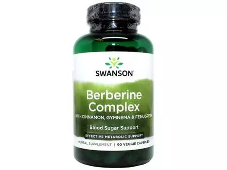 Swanson, Бербериновый комплекс, 90 капсул