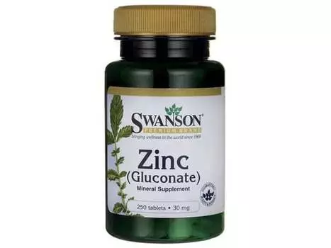 Swanson, Цинк, 250 таб.