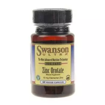 Swanson, Цинк Цинк, 10 мг, 60 капсул