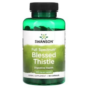 Swanson Full Spectrum Благословенный чертополох 400 мг 90 капсул