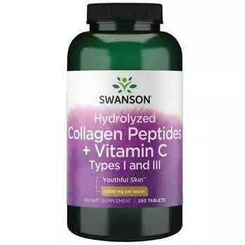 Swanson, гидролизованный коллаген I и III