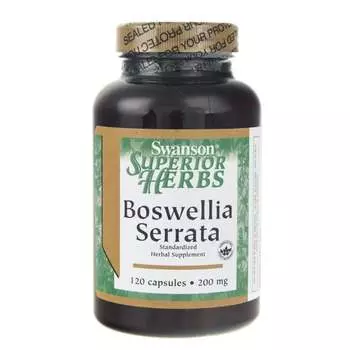 Swanson, Экстракт босвеллии пильчатой, 200 мг, 120 капсул