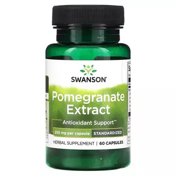 Swanson, Экстракт граната, 250 мг, 60 капсул