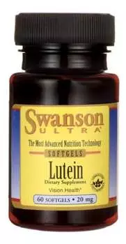 Swanson, Лютеин 20 мг, 60 капсул