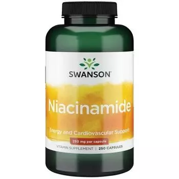 Swanson Niacyna витамины в капсулах, 250 шт.