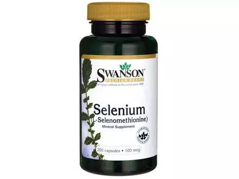 Swanson, Селен, 100 мкг, 200 капсул