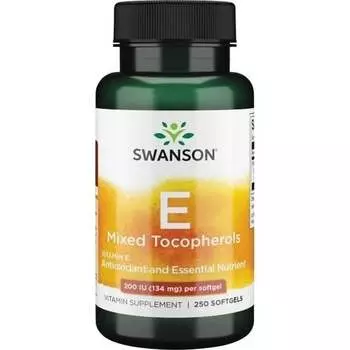 Swanson, Смесь витамина Е 200МЕ, 25 капсул. Inna marka