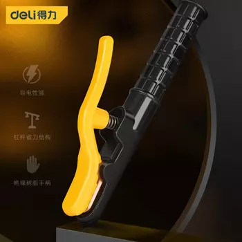 Сварочный зажим Deli, сварочный зажим, ручка для негорячей сварки, кованый сварочный зажим, сварочный инструмент, сварочный зажим, сварочный зажим DL23500A
