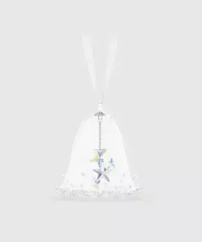Swarovski Декоративная фигурка Holiday Magic Classics Bell Decoration, XS, белый