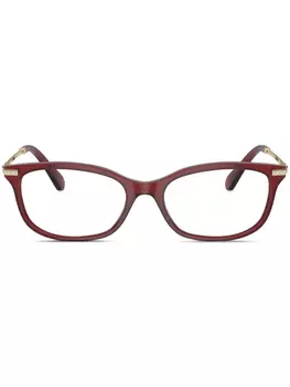 Swarovski очки в квадратной оправе SK2017, красный