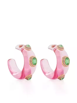 Swarovski серьги Dulcis, розовый